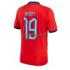 Maillot de Supporter Angleterre Mason Mount 19 Extérieur Coupe du Monde 2022 Pour Homme